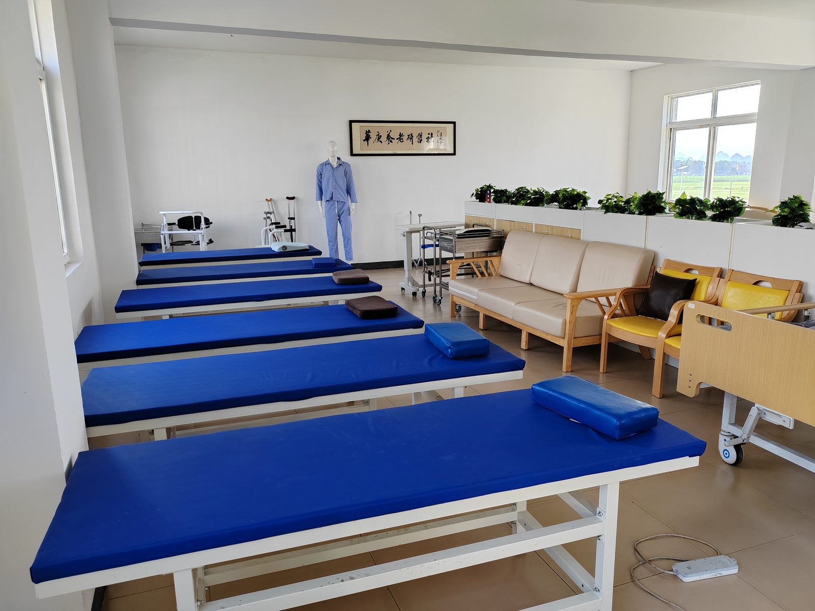 康复理疗实训床位区